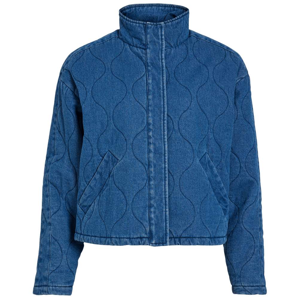 Vila Ambella Quilted Denim Jacket